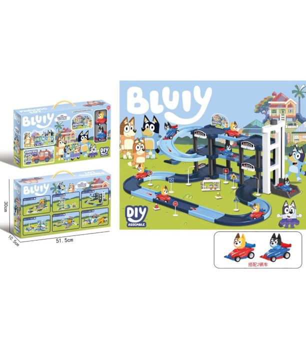 ДЕТСКИ ГОЛЯМ ПАРКИНГ BLUEY С 2 КОЛИ Armtoys