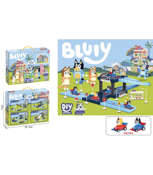 ДЕТСКИ ПАРКИНГ BLUEY С 2 КОЛИ Armtoys