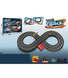 ГОЛЯМА ПИСТА 235 СМ С 2 СЪСТЕЗАТЕЛНИ КОЛИ Armtoys