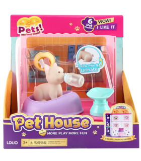 ИГРАЛЕН КОМПЛЕКТ ПИКАЕЩО КУЧЕ БЕБЕ С АКСЕСОАРИ В ОТВОРЕНА КУТИЯ Armtoys