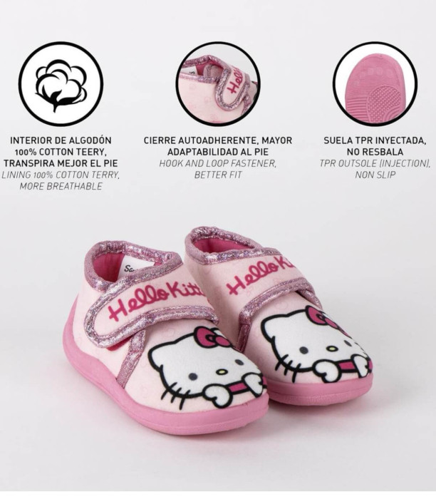 ДЕТСКИ ПАНТОФИ HELLO KITTY 25-30 СЕРИЯ Cerda