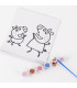 ДЕТСКИ КОМПЛЕКТ РИСУВАЙ С ЧИСЛА PEPPA PIG Cerda