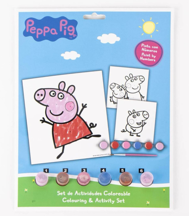 ДЕТСКИ КОМПЛЕКТ РИСУВАЙ С ЧИСЛА PEPPA PIG Cerda