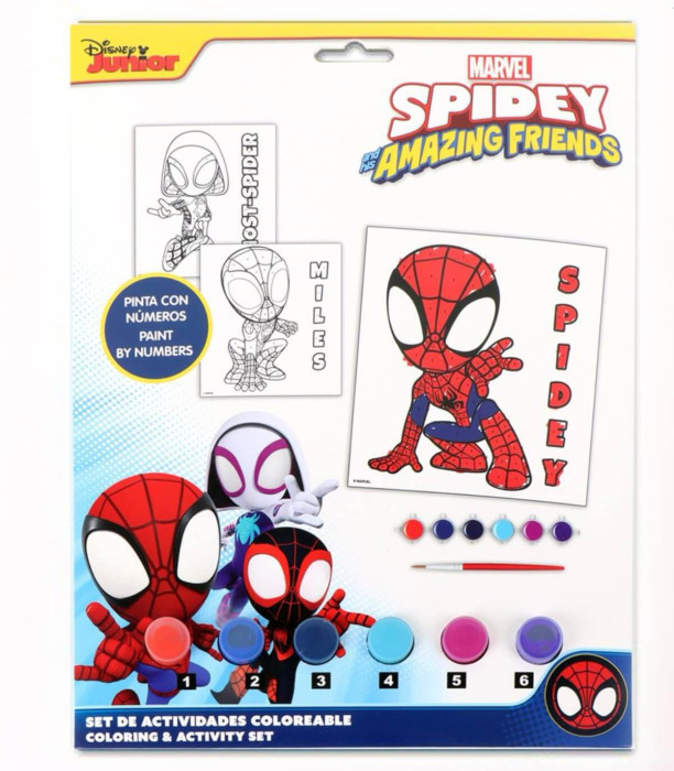 ДЕТСКИ КОМПЛЕКТ РИСУВАЙ С ЧИСЛА SPIDEY Cerda