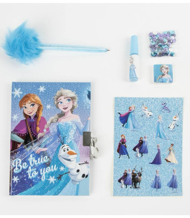 ДЕТСКИ ДНЕВНИК С КАТИНАР И АКСЕСОАРИ FROZEN Cerda