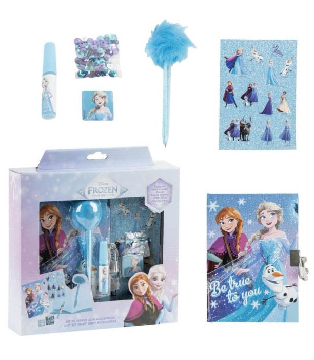 ДЕТСКИ ДНЕВНИК С КАТИНАР И АКСЕСОАРИ FROZEN Cerda