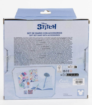 ДЕТСКИ ДНЕВНИК С КАТИНАР И АКСЕСОАРИ STITCH Cerda