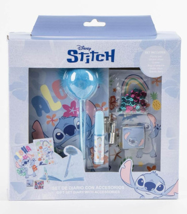 ДЕТСКИ ДНЕВНИК С КАТИНАР И АКСЕСОАРИ STITCH Cerda
