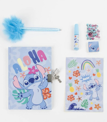 ДЕТСКИ ДНЕВНИК С КАТИНАР И АКСЕСОАРИ STITCH Cerda
