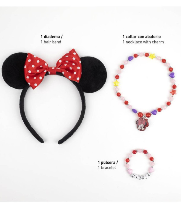 ДЕТСКА ДИАДЕМА С КОЛИЕ И ГРИВНА MINNIE MOUSE Cerda