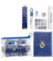 КНИЖКА ЗА РИСУВАНЕ + УЧЕНИЧЕСКИ ПРИНАДЛЕЖНОСТИ В НЕСЕСЕР REAL MADRID