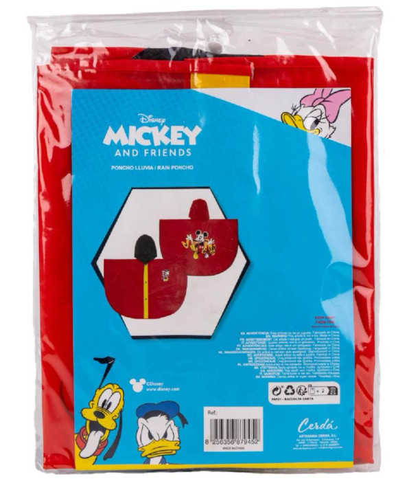 ДЕТСКИ ДЪЖДОБРАН ПОНЧО MICKEY MOUSE Cerda