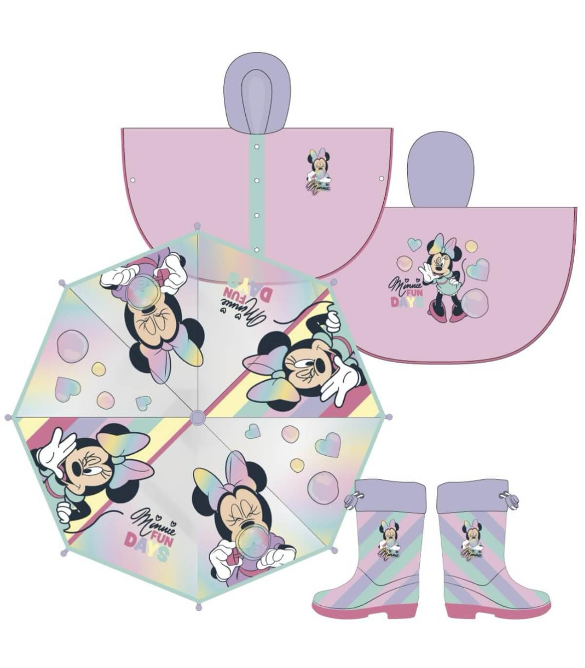 ДЕТСКИ ДЪЖДОБРАН ПОНЧО MINNIE MOUSE Cerda