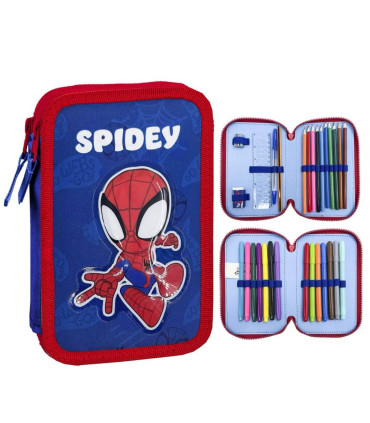 НЕСЕСЕР С 2 ЦИПА И УЧЕНИЧЕСКИ ПОСОБИЯ SPIDEY Cerda