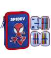 НЕСЕСЕР С 2 ЦИПА И УЧЕНИЧЕСКИ ПОСОБИЯ SPIDEY
