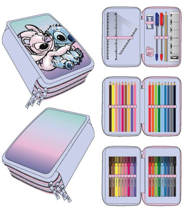 НЕСЕСЕР С 3 ЦИПА И УЧEНИЧЕСКИ ПОСОБИЯ STITCH Cerda