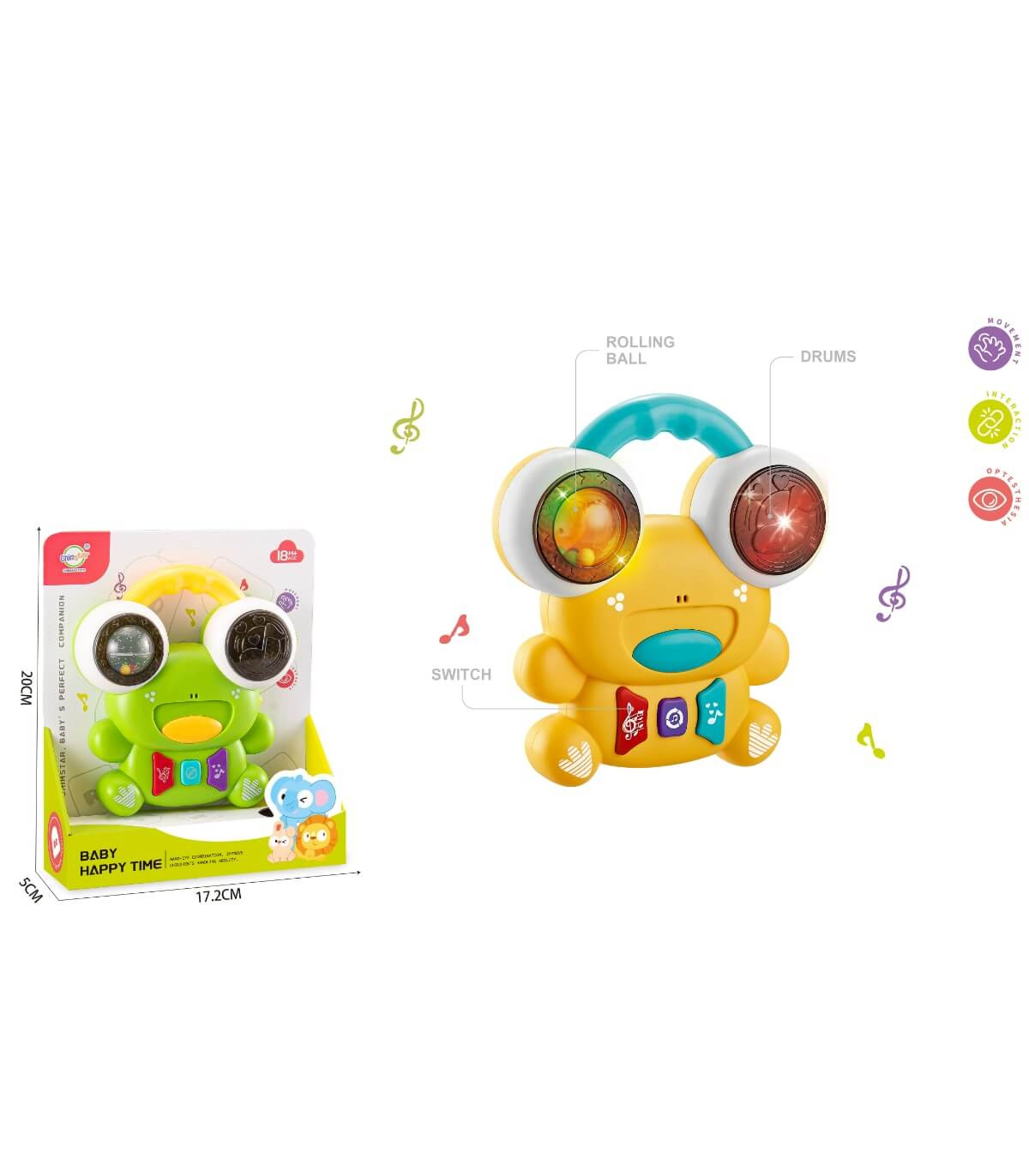 БЕБЕШКА МУЗИКАЛНА ИГРАЧКА ЖАБА Armtoys