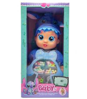 ХОДЕЩО И ПЛАЧЕЩО БЕБЕ КУКЛА СТИЧ + МЪНИСТА Armtoys