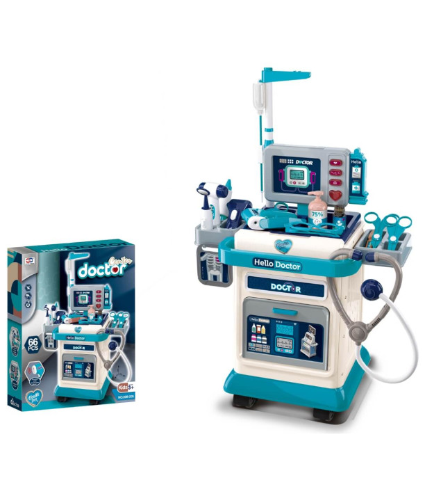 ДЕТСКИ ГОЛЯМ ДОКТОРСКИ КОМПЛЕКТ С КОЛИЧКА 37 ЧАСТИ Armtoys