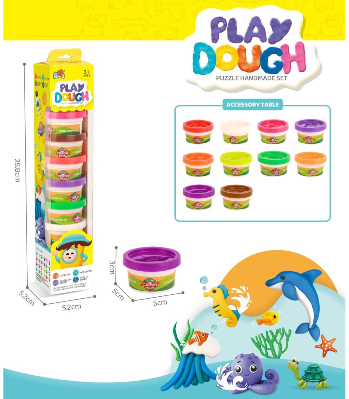 ПЛАСТИЛИН 10 БР. В КУТИЯ Armtoys