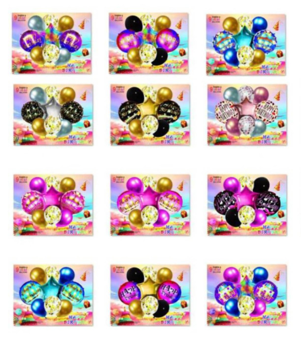 ФОЛИЕВИ БАЛОНИ HAPPY BIRTHDAY 9 БР. Armtoys