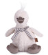 ПЛЮШЕНО ПАТЕ БЯЛО/СИВО 30 СМ Amek toys