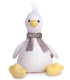 ПЛЮШЕНО ПАТЕ БЯЛО/СИВО 30 СМ Amek toys