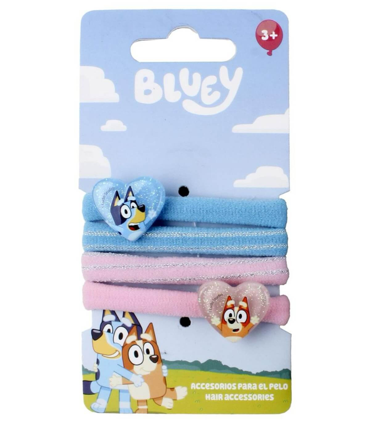 ЛАСТИЦИ ЗА КОСА 4 БР. НА КАРТОН BLUEY Cerda