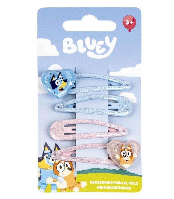 ФИБИ ЗА КОСА 4 БР. НА КАРТОН BLUEY Cerda