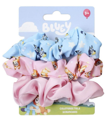 СКРЪНЧИ ЛАСТИК ЗА КОСА 3 БР. НА КАРТОН BLUEY Cerda