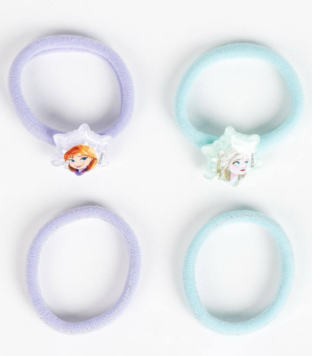 ЛАСТИЦИ ЗА КОСА 4 БР. НА КАРТОН FROZEN Cerda