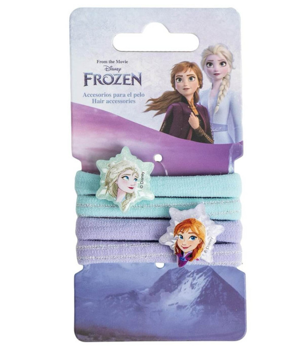 ЛАСТИЦИ ЗА КОСА 4 БР. НА КАРТОН FROZEN Cerda