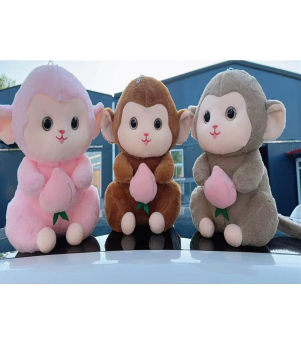 ПЛЮШЕНА МАЙМУНА С ПЛОДЧЕ 30 СМ 2 ЦВЯТА Armtoys