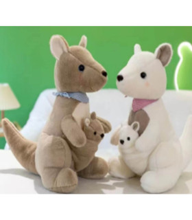 ПЛЮШЕНО КЕНГУРУ 35 СМ 4 ЦВЯТА Armtoys