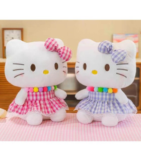 ПЛЮШЕНО КОТЕ С ПАНДЕЛКА И РОКЛЯ 45 СМ 2 ЦВЯТА Armtoys