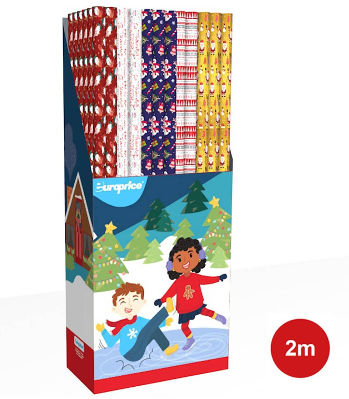 ОПАКОВЪЧНА ХАРТИЯ КОЛЕДНА XMAS PLAY 70 X 200 Europrice