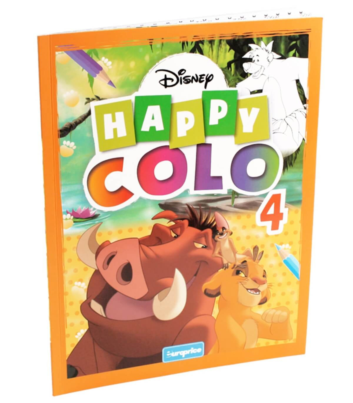 КНИЖКА ЗА ОЦВЕТЯВАНЕ 32 СТР. HAPPY COLO 4 ВИДА Europrice