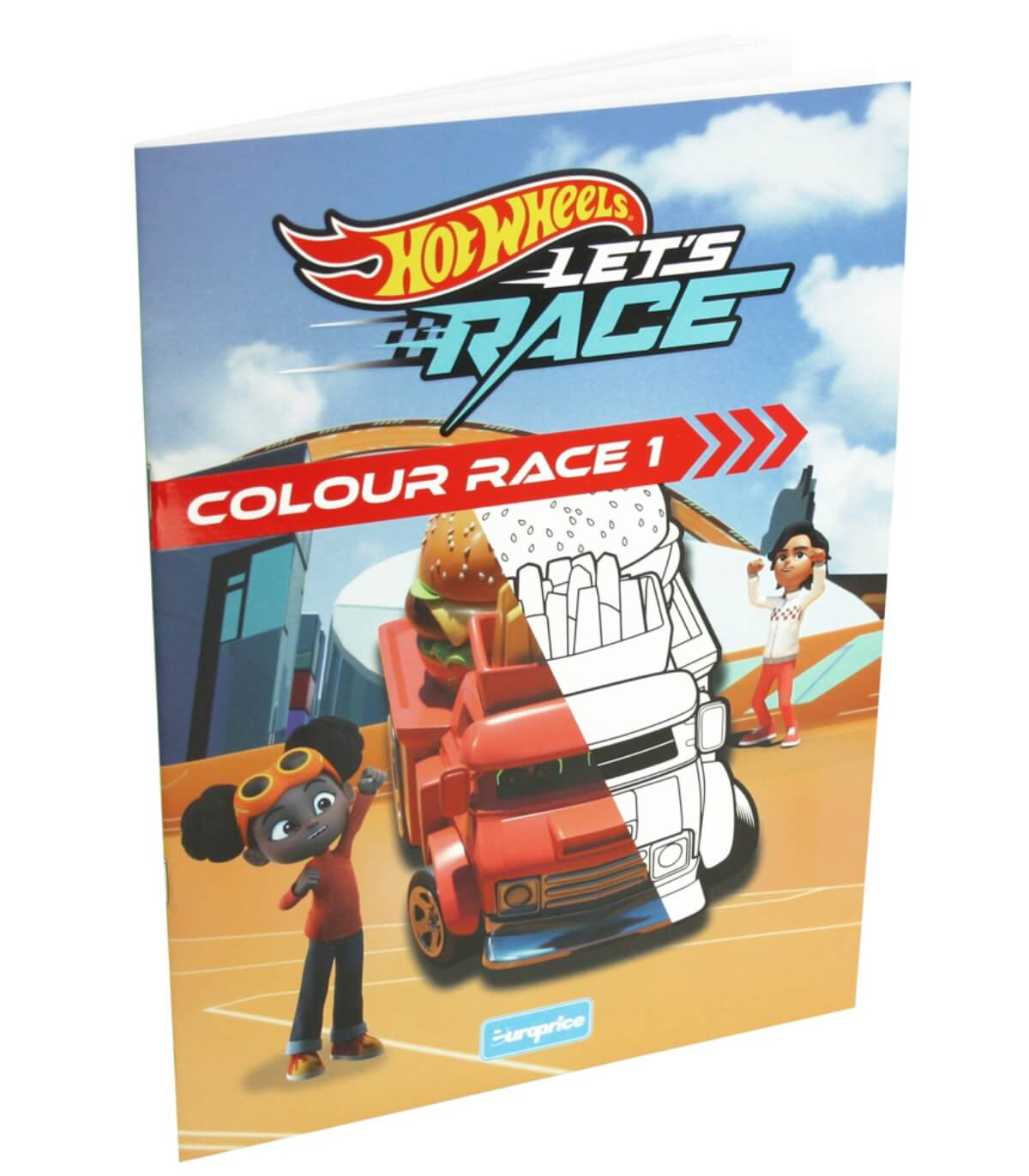 КНИЖКА ЗА ОЦВЕТЯВАНЕ 24 СТР. HOT WHEELS 4 ВИДА Europrice