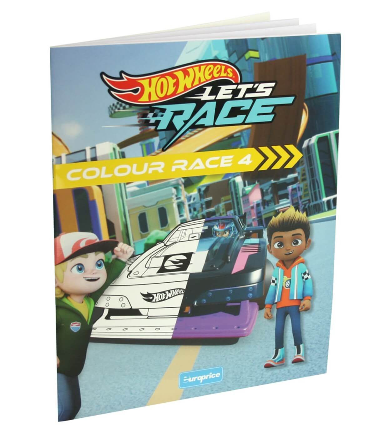 КНИЖКА ЗА ОЦВЕТЯВАНЕ 24 СТР. HOT WHEELS 4 ВИДА Europrice