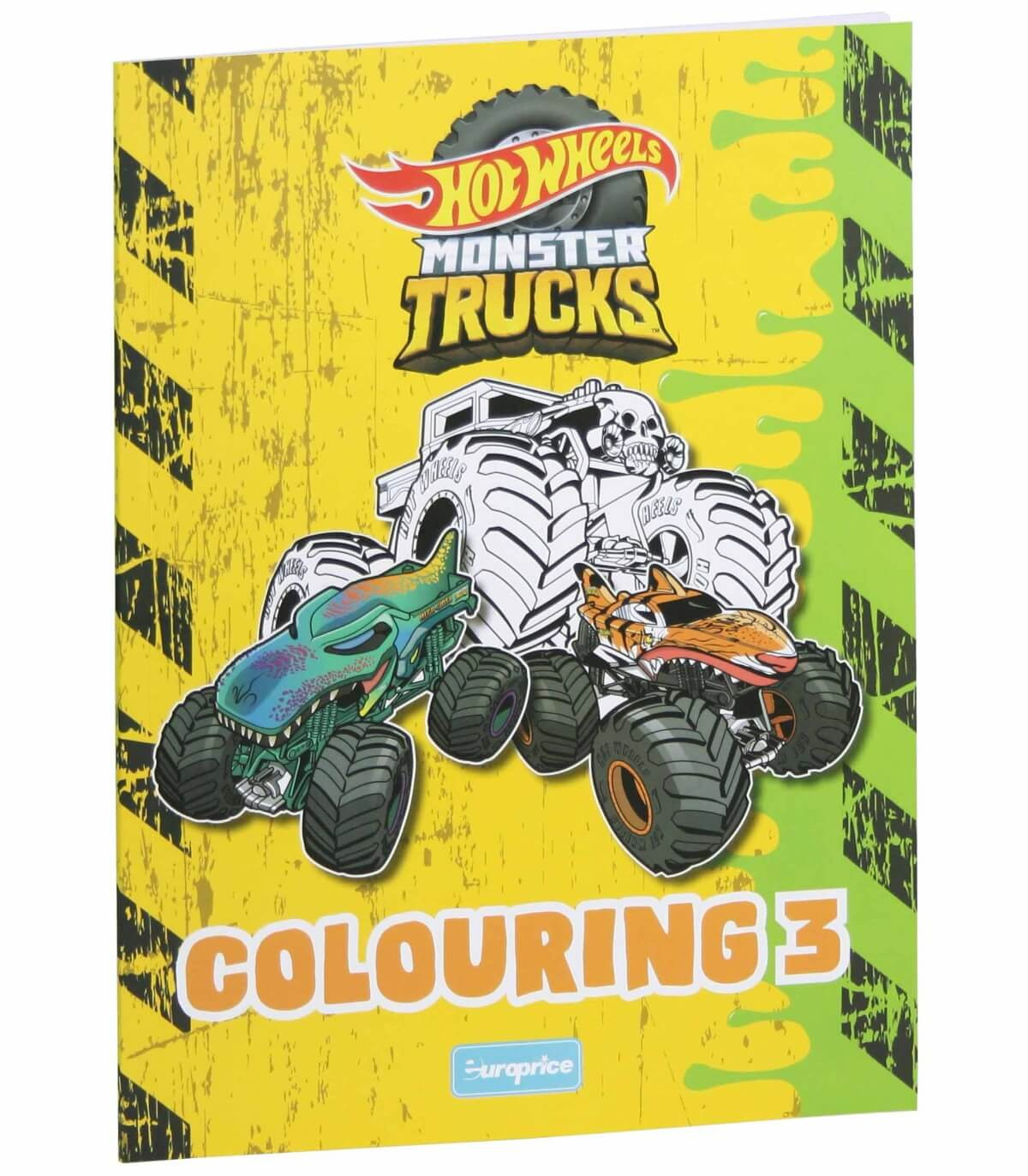 КНИЖКА ЗА ОЦВЕТЯВАНЕ 32 СТР. MONSTER TRUCK 4 ВИДА Europrice