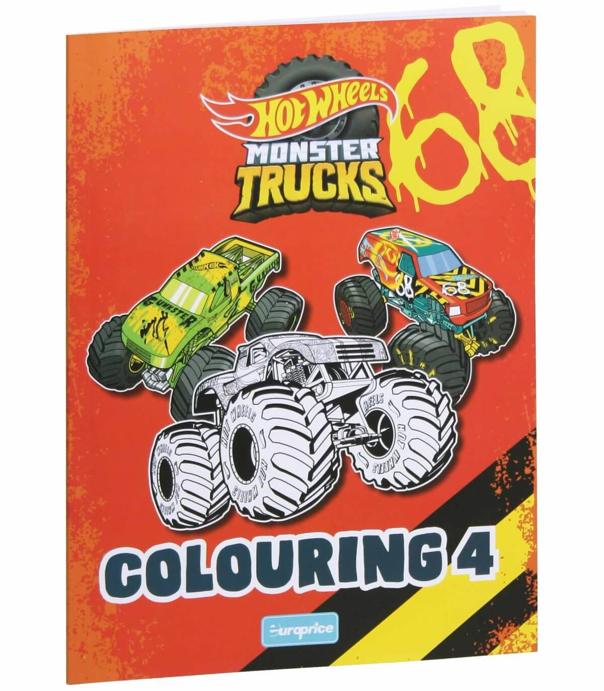 КНИЖКА ЗА ОЦВЕТЯВАНЕ 32 СТР. MONSTER TRUCK 4 ВИДА Europrice