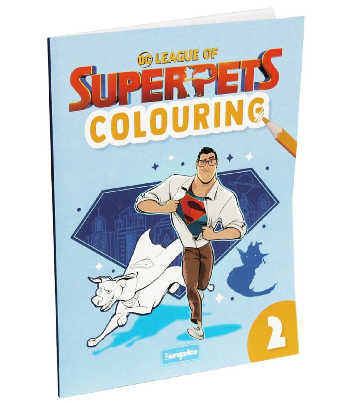 КНИЖКА ЗА ОЦВEТЯВАНЕ 32 СТР. SUPER PETS 4 ВИДА Europrice