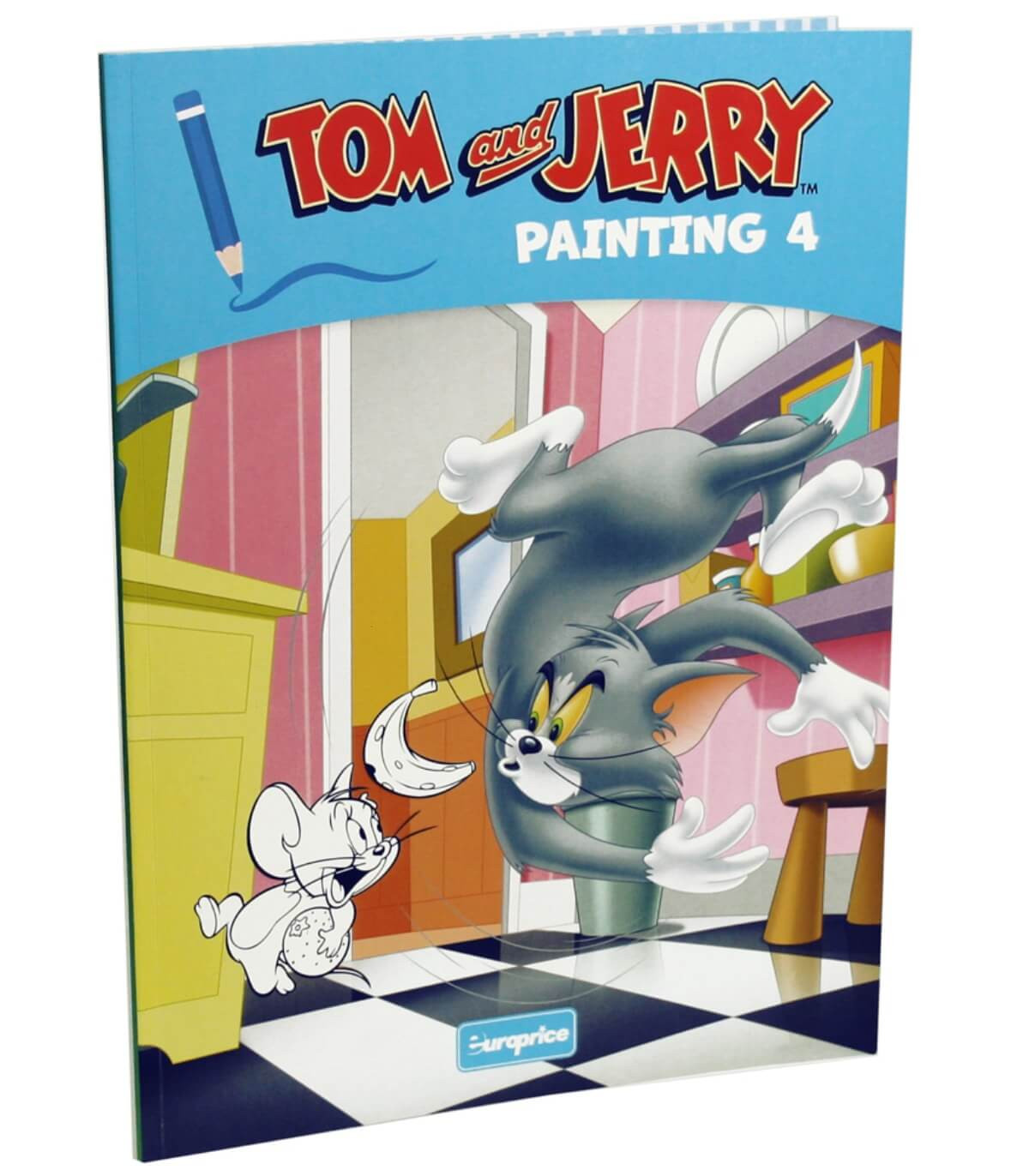 КНИЖКА ЗА ОЦВЕТЯВАНЕ 32 СТР. TOM & JERRY 4 ВИДА Europrice