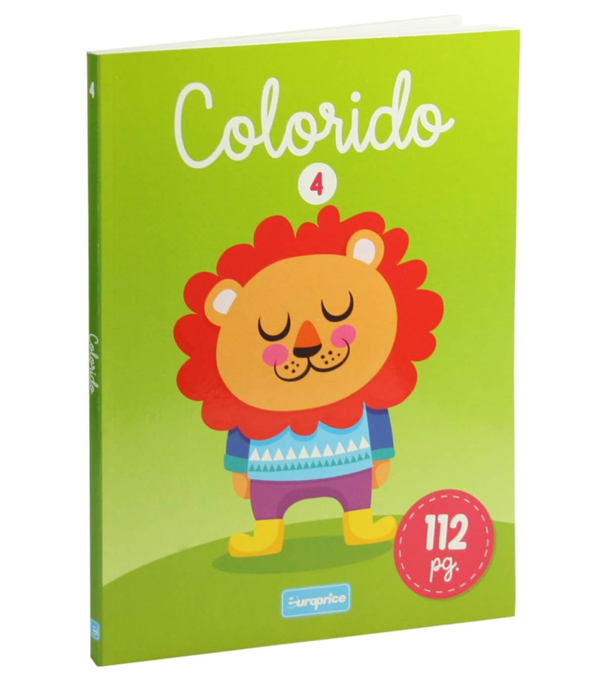 КНИГА ЗА ОЦВЕТЯВАНЕ 112 СТР. COLORIDO ЖИВОТНИ 4 ВИДА Europrice