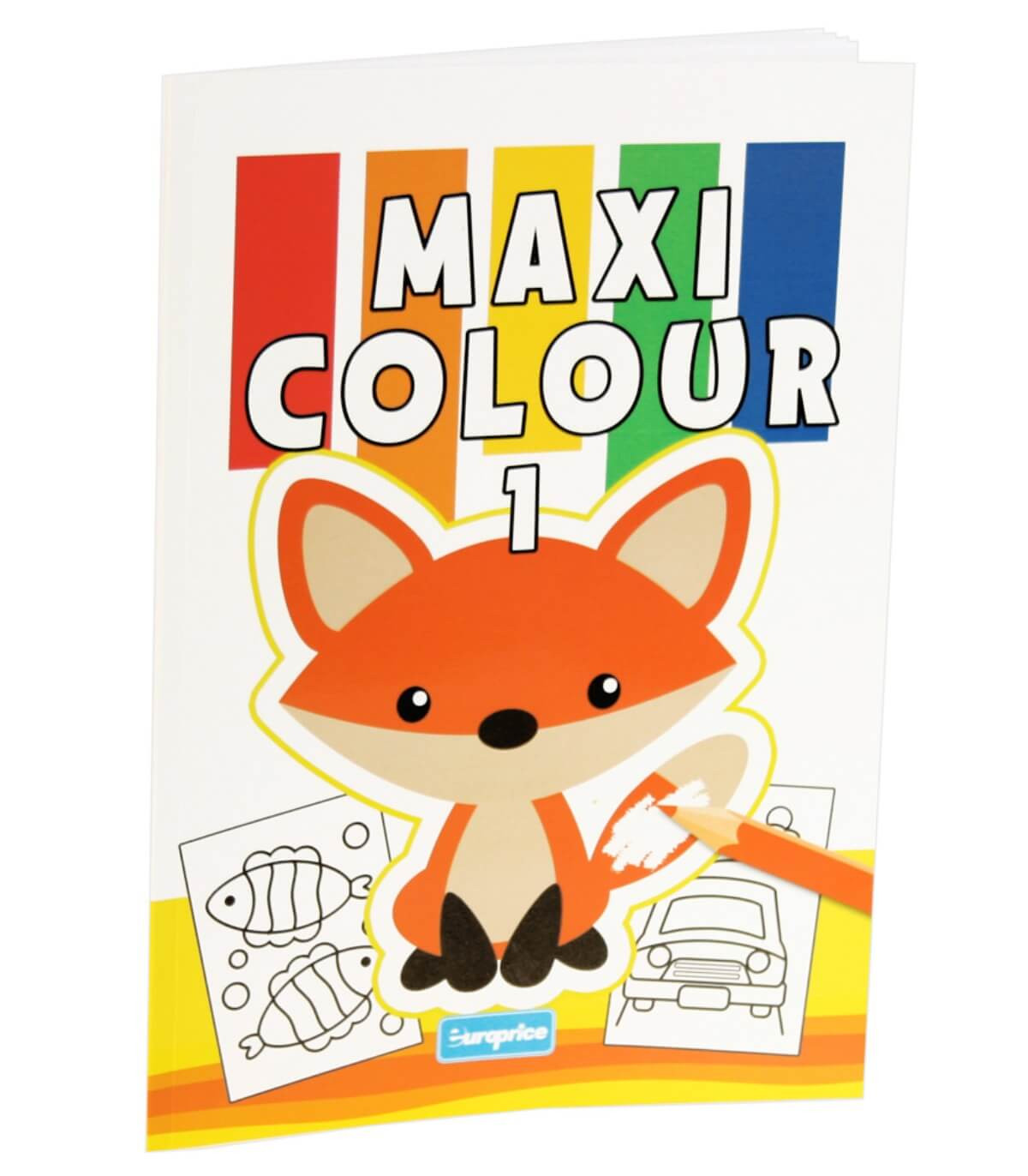 КНИЖКА ЗА ОЦВЕТЯВАНЕ 32 СТР. MAXI COLOUR 4 ВИДА Europrice