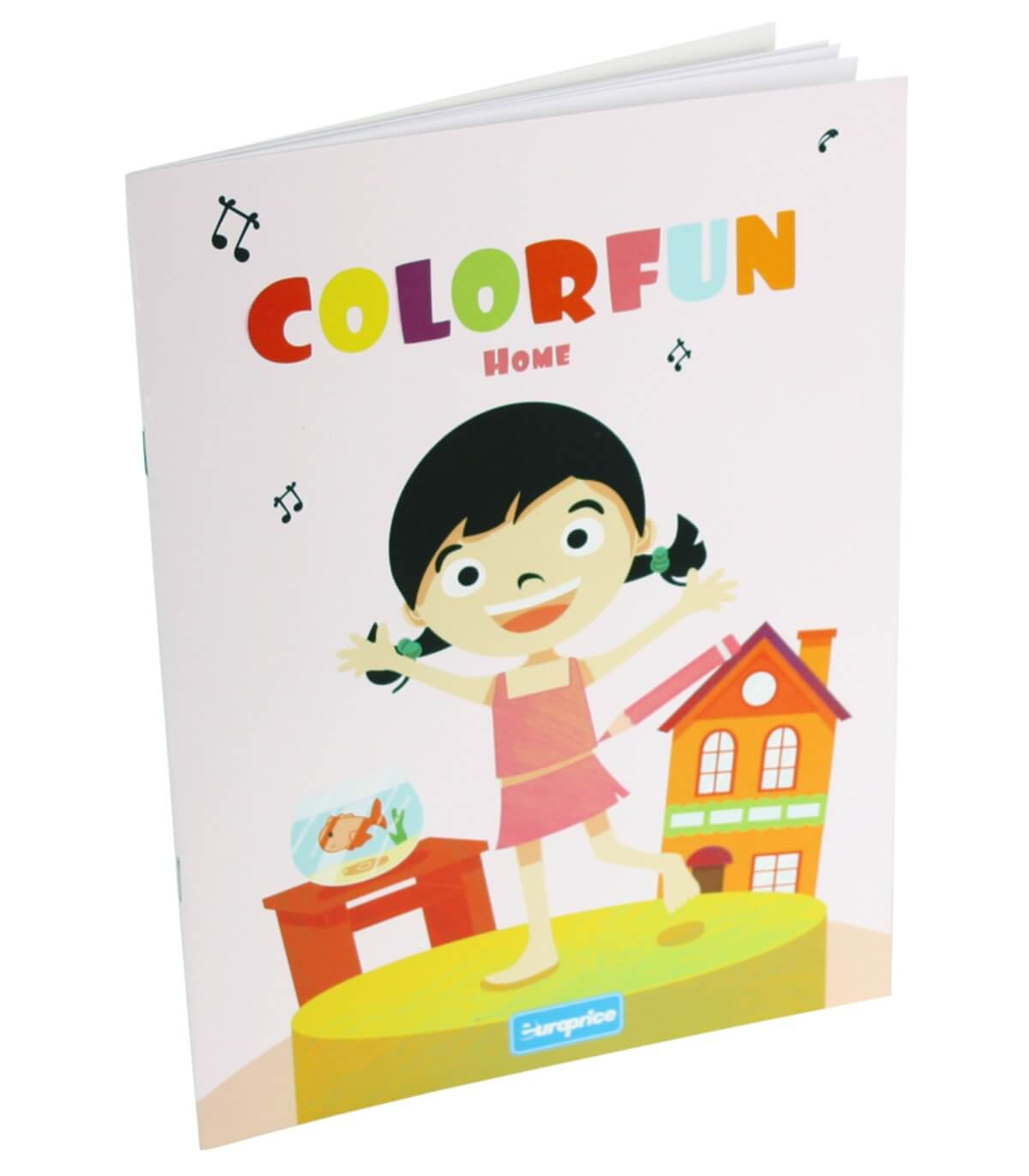 КНИЖКА ЗА ОЦВЕТЯВАНЕ 16 СТР. COLORFUN 5 ВИДА Europrice