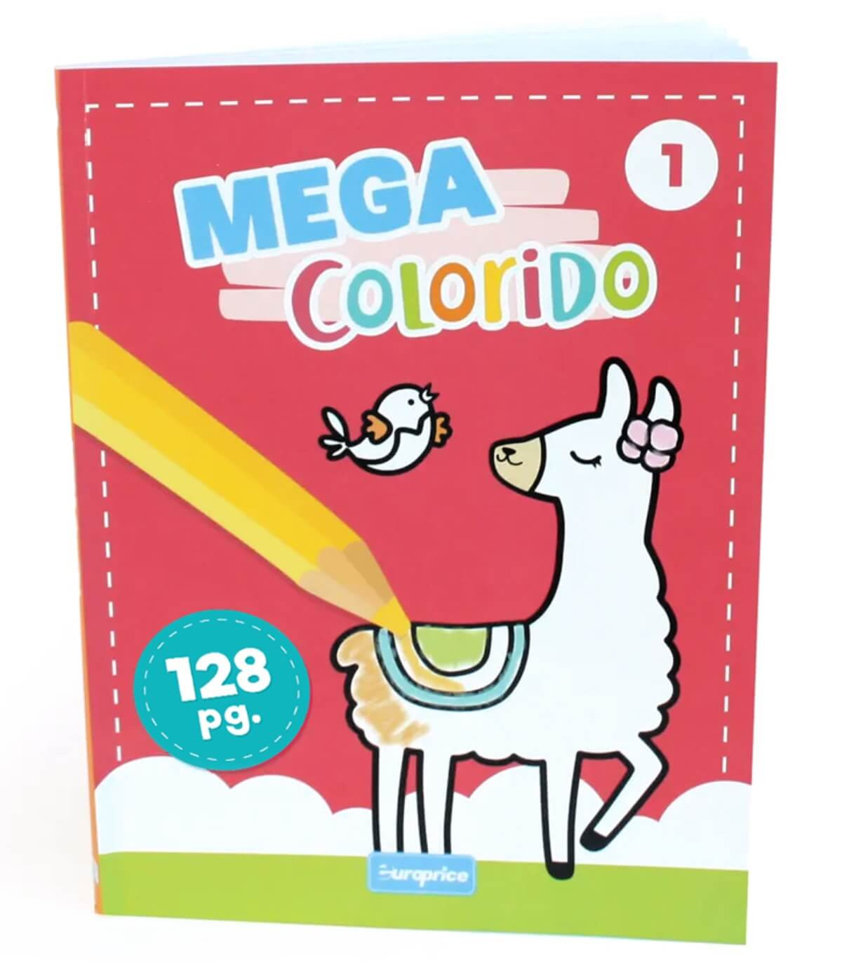 КНИГА ЗА ОЦВЕТЯВАНЕ 128 СТР. MEGA COLORIDO 4 ВИДА Europrice
