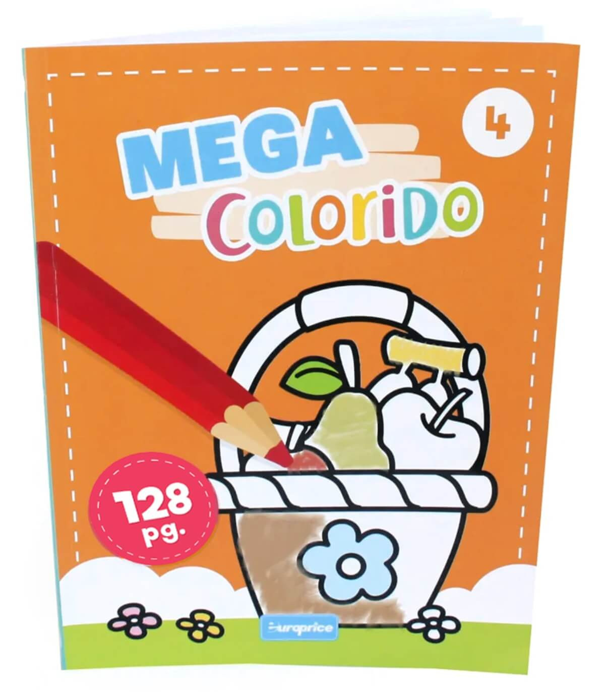 КНИГА ЗА ОЦВЕТЯВАНЕ 128 СТР. MEGA COLORIDO 4 ВИДА Europrice