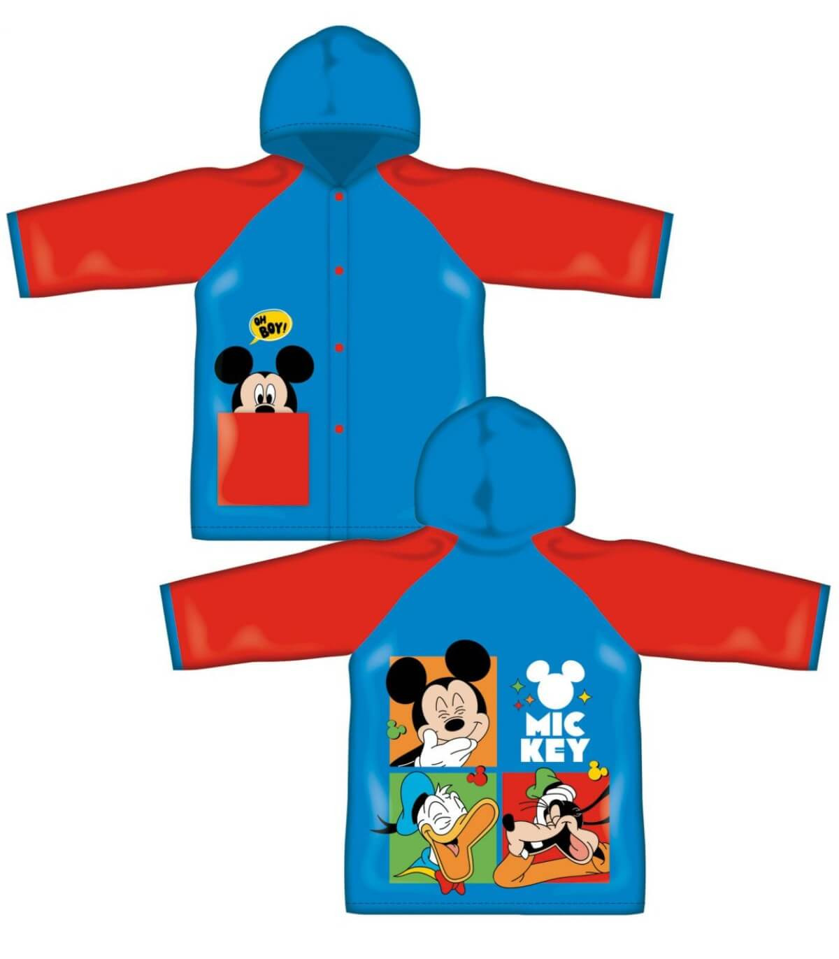 ДЕТСКИ ДЪЖДОБРАН PVC MICKEY 2-6 ГОД. Arditex