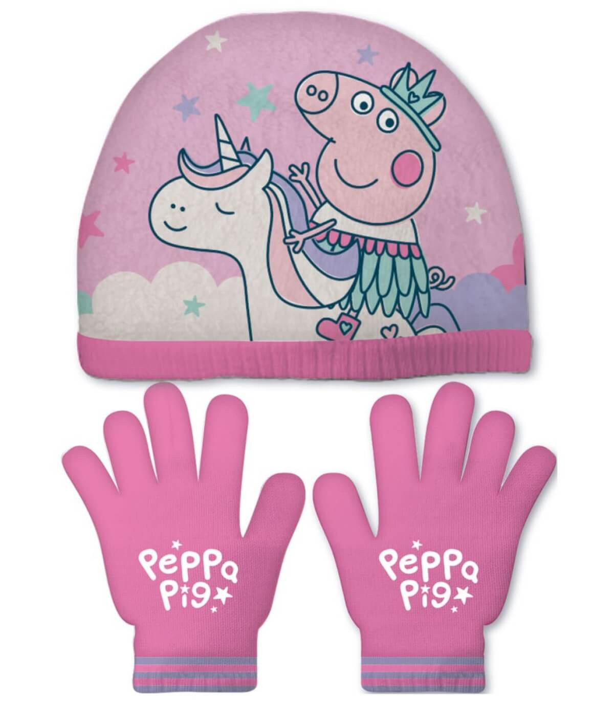 ДЕТСКА ШАПКА 48/51 + РЪКАВИЦИ PEPPA PIG Arditex